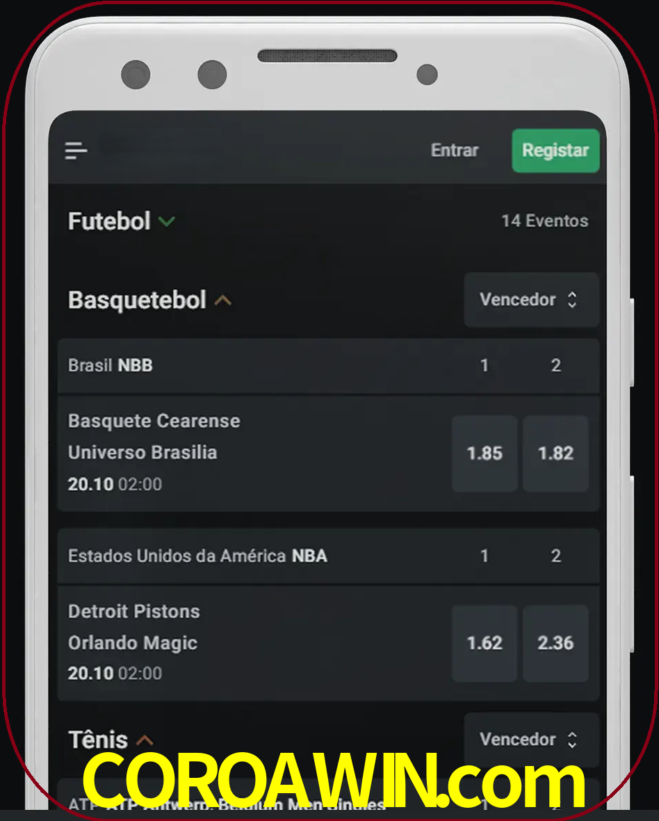 Aposte e assista aos esportes em formato ao vivo.