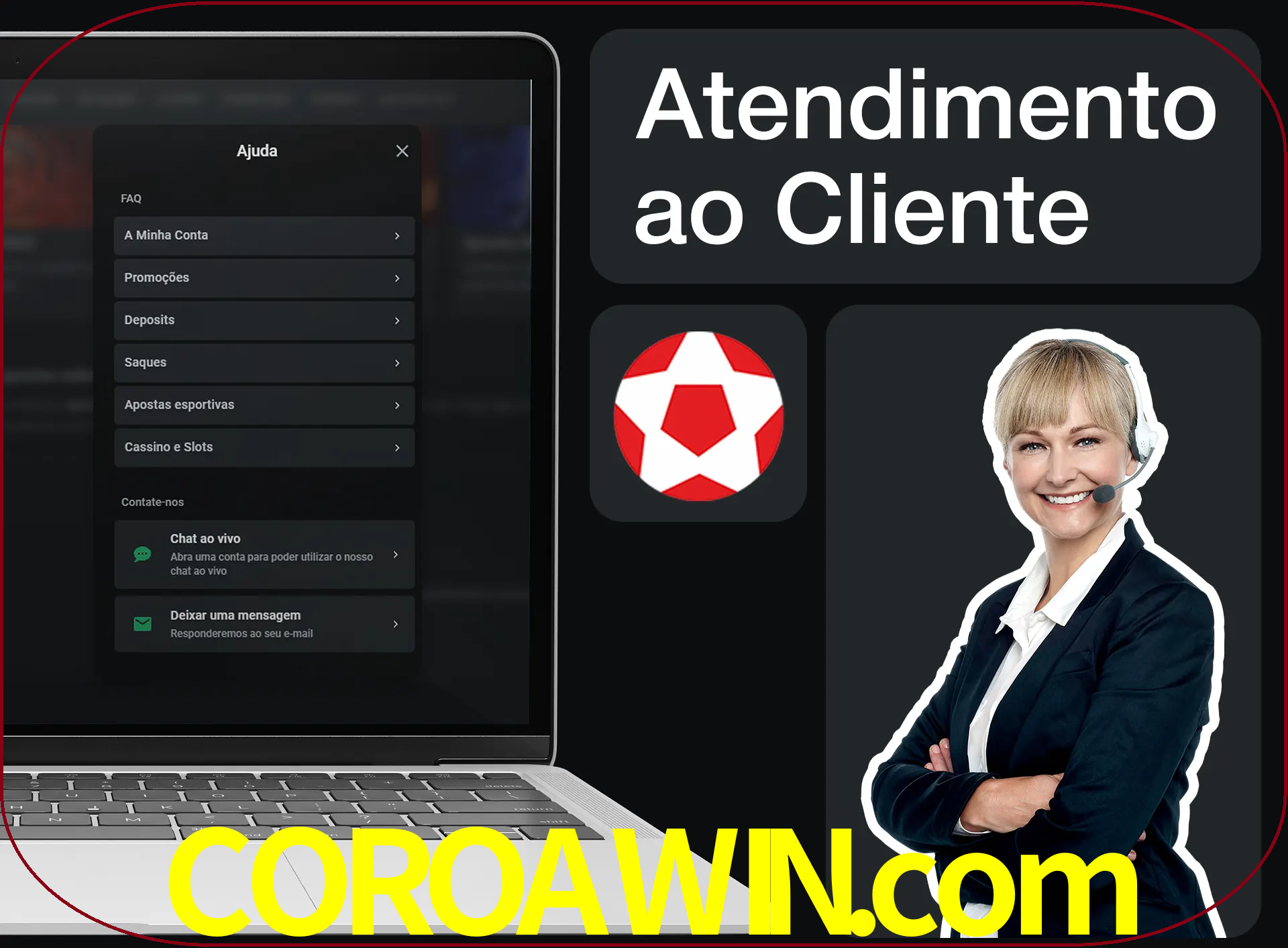 Você pode pedir nosso apoio para ajudar.